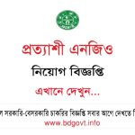 Prottyashi NGO Job Circular 2025